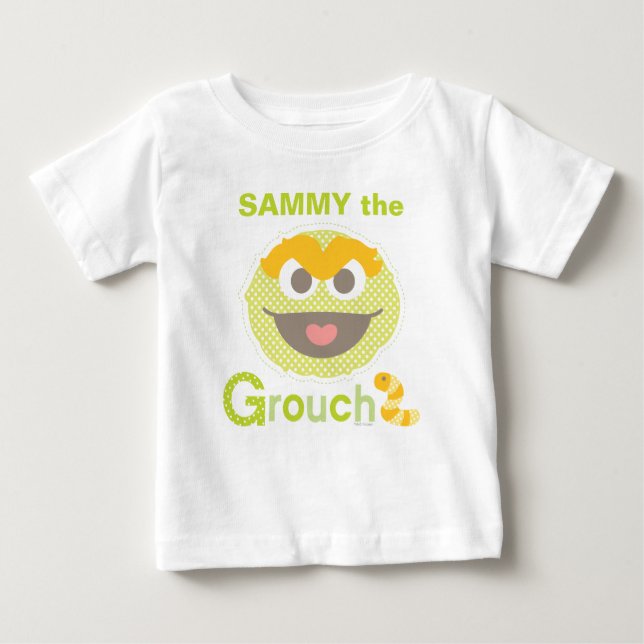 Baby Oscar Grouchy | Name hinzufügen Baby T-shirt (Vorderseite)