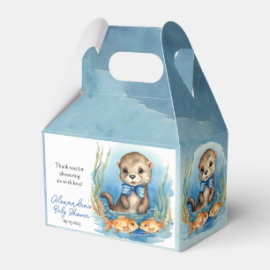 Baby Otter Boy Baby Dusche Geschenkschachtel