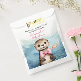 Baby Otter Girl Baby Dusche Vielen Dank Geschenktütchen