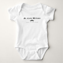 BABY OUTFIT ONSIE | Moderner Script Mustache Boy
