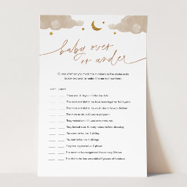 Baby Over or under Twinkle Star Baby Showspiel