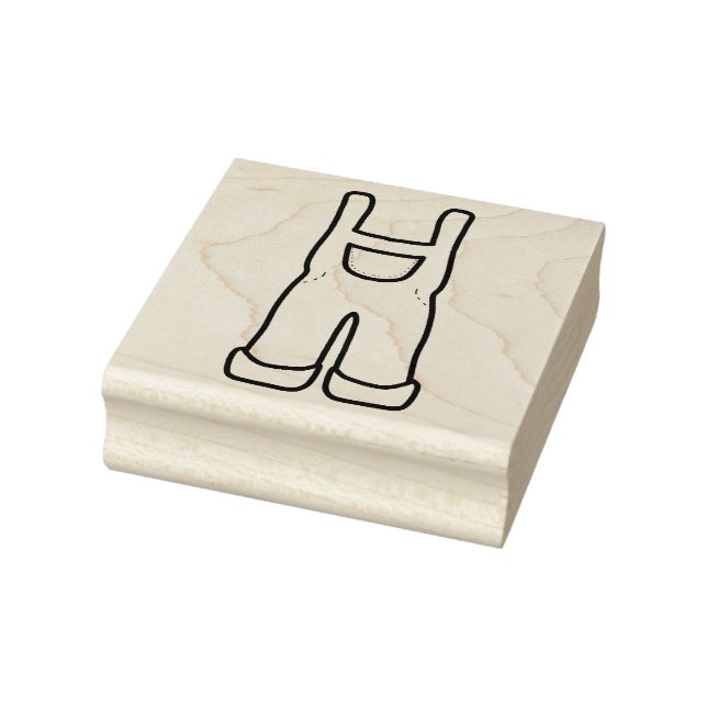 Baby Overalls Gummistempel (Stempel)