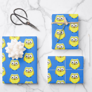 Baby Owl Cartoon Geschenkpapier Set