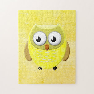 Baby Owl Cartoon Puzzle