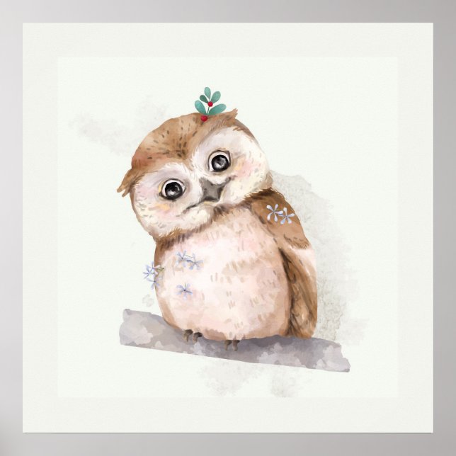 Baby Owl Poster (Vorne)