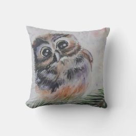 Baby Owl Throw Kissen