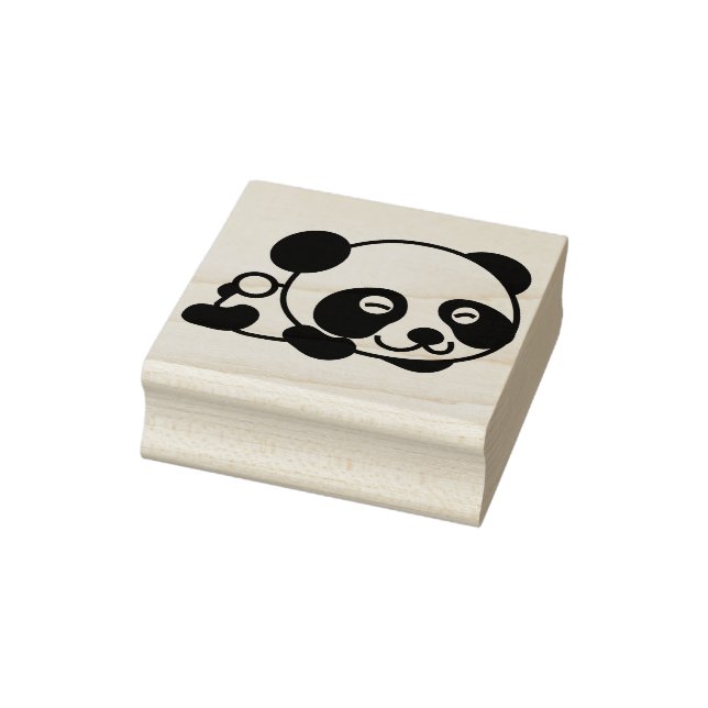 Baby Panda Art Briefmarke Gummistempel (Stempel)