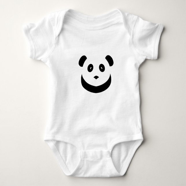 Baby Panda Baby Strampler (Vorderseite)