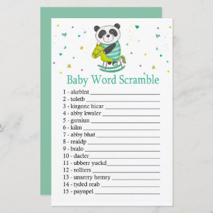 Baby Panda Baby Wortspiel