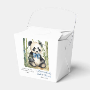 Baby Panda Bear Boy Baby Dusche Geschenkschachtel