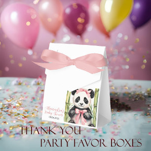 Baby Panda Bear Girls Babydusche Geschenkschachtel
