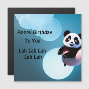 Baby Panda Blasen, Magnetkarte