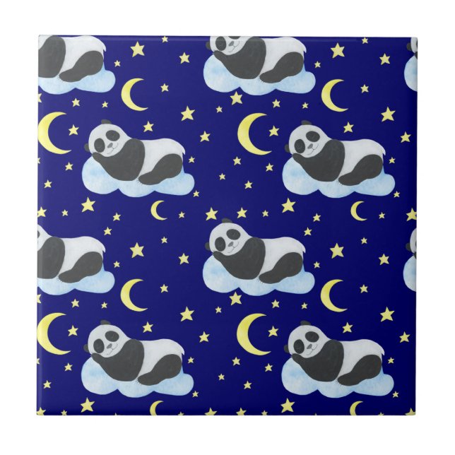 Baby Panda Fliese (Vorderseite)