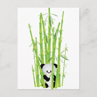 Baby Panda im Bamboo-Wald Postkarte