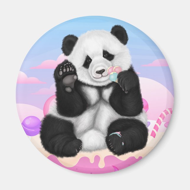 Baby Panda Magnet (Vorne)