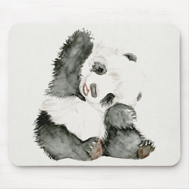 Baby Panda | Niedlich & Furry Mousepad (Vorne)