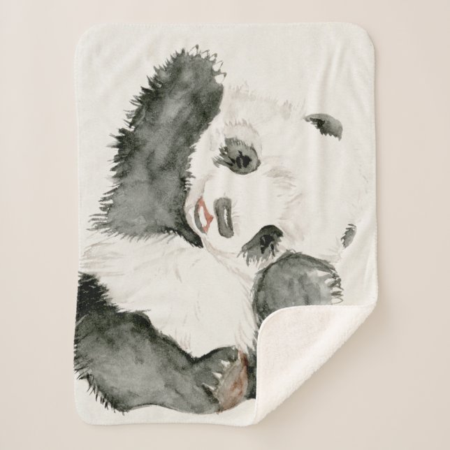 Baby Panda | Niedlich & Furry Sherpadecke (Vorderseite)