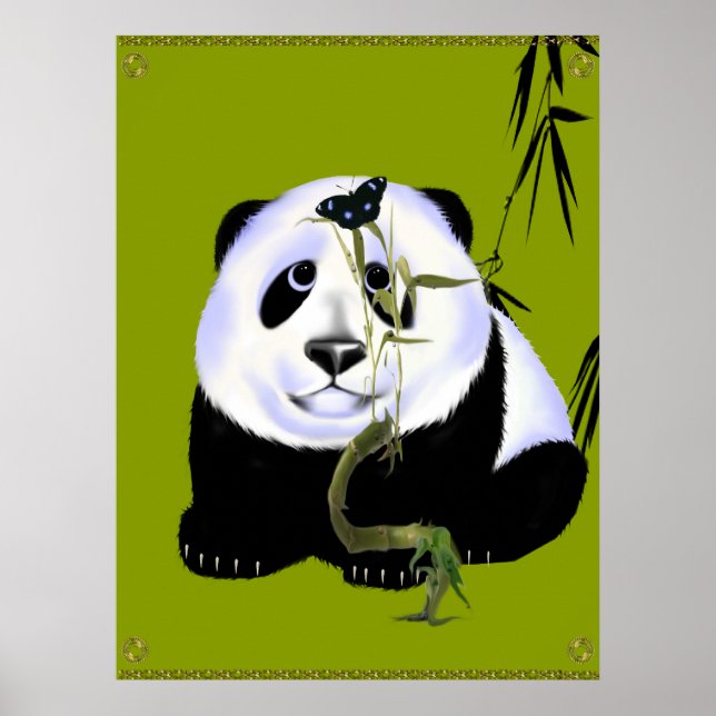 Baby Panda Poster (Vorne)
