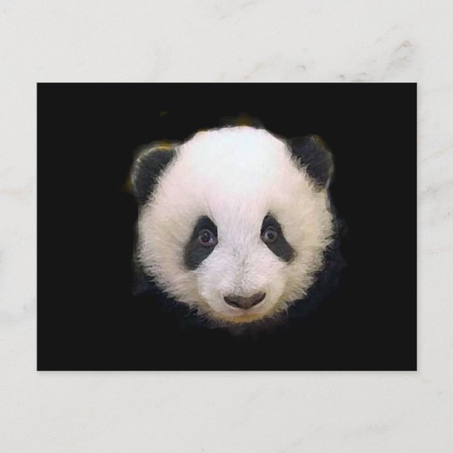 Baby Panda Postkarte (Vorderseite)