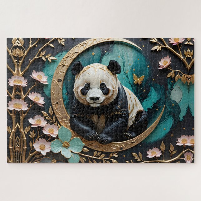 Baby Panda Puzzle (Horizontal)