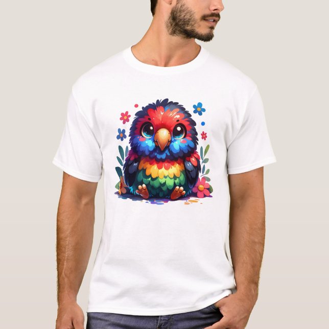 Baby Papagei T-Shirt (Vorderseite)