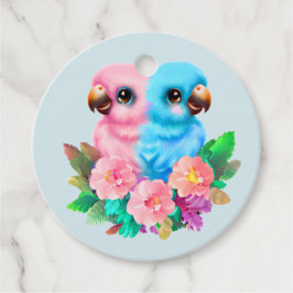 Baby Parrot Twins Geschenkanhänger