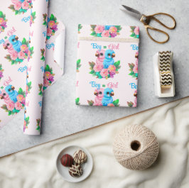 Baby Parrot Twins Geschenkpapier