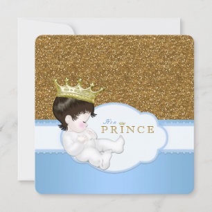 Baby-Party für einen Prinzen Einladung