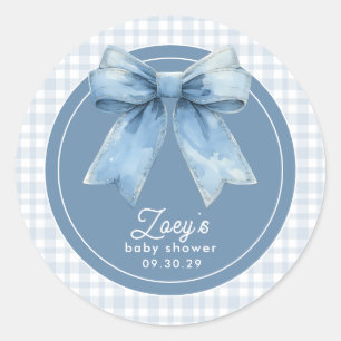 Baby-Party mit Blue Jean Baby Runder Aufkleber