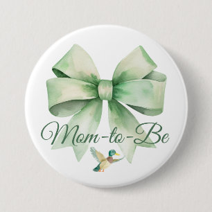 Baby-Party-Pin für werdende Stockenten-Mama Button