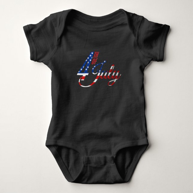 Baby Patriotic USA Baby Bodysuit Baby Strampler (Vorderseite)
