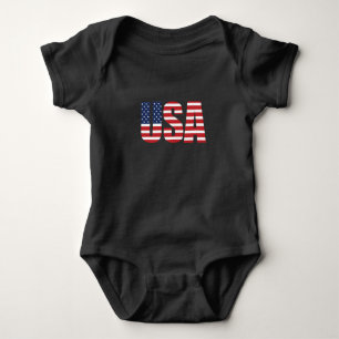Baby Patriotic USA Baby Bodysuit Strampler