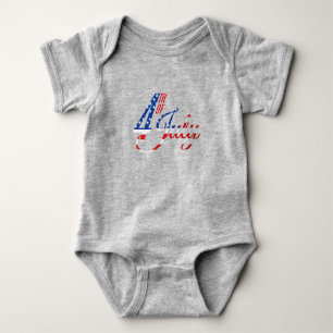 Baby Patriotic USA Baby Bodysuit Strampler