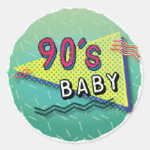 Baby Pattern Stickers der 90er Jahre
