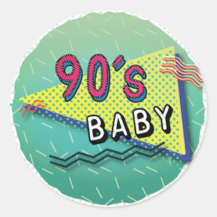 Baby Pattern Stickers der 90er Jahre