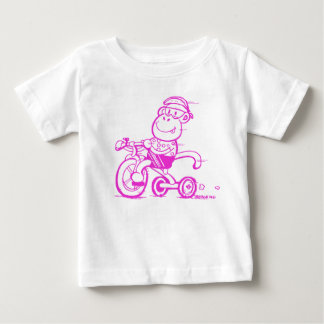 Baby Pedaling Monkey Tricycle T-shirt