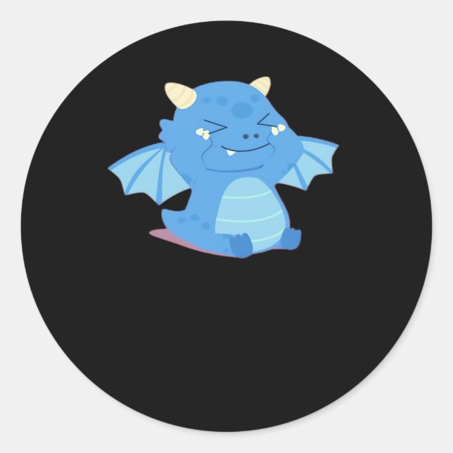Baby - Peekabo Runder Aufkleber (Vorderseite)
