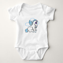 Baby Pegasus mit binky - Blau Strampler