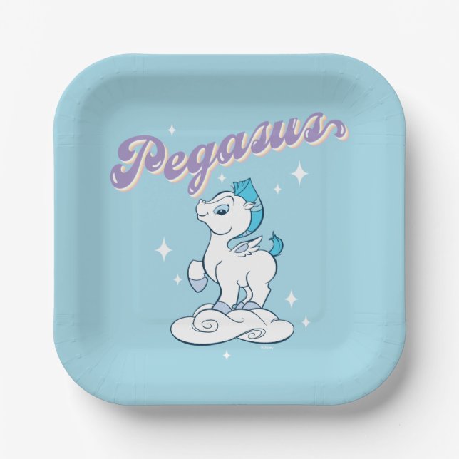 Baby Pegasus Paper Plates Pappteller (Vorderseite)