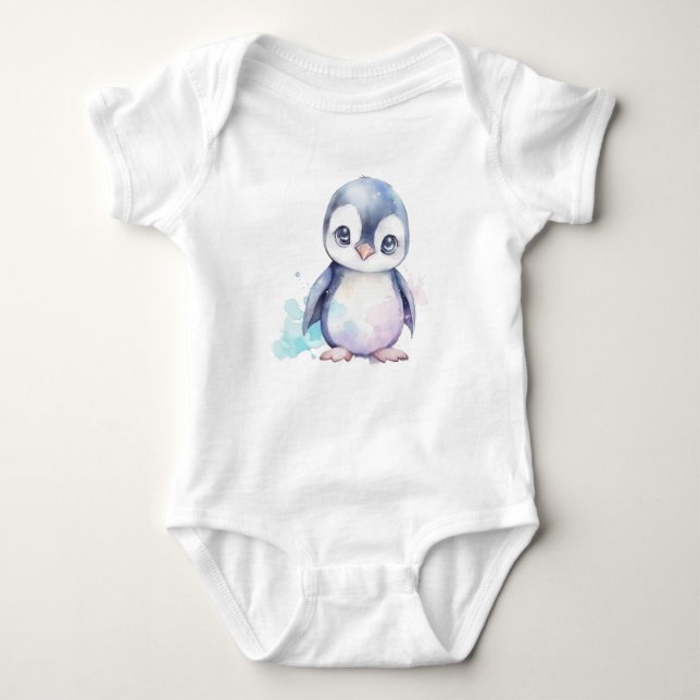 Baby Penguin Baby Strampler (Vorderseite)
