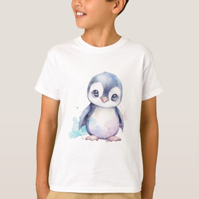 Baby Penguin Kid T - Shirt (Vorderseite)