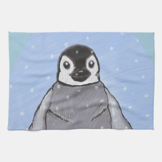 Baby Penguin. Küchentuch