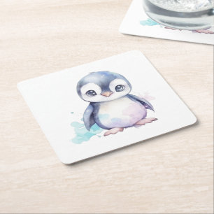 Baby Penguin Paper Untersetzer