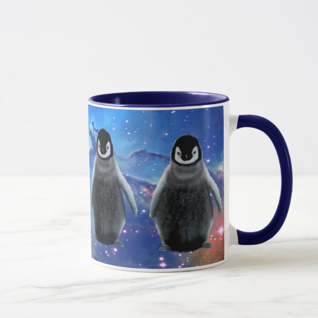 BABY PENGUIN & STARS Tasse für Wildtiere (Rechts)
