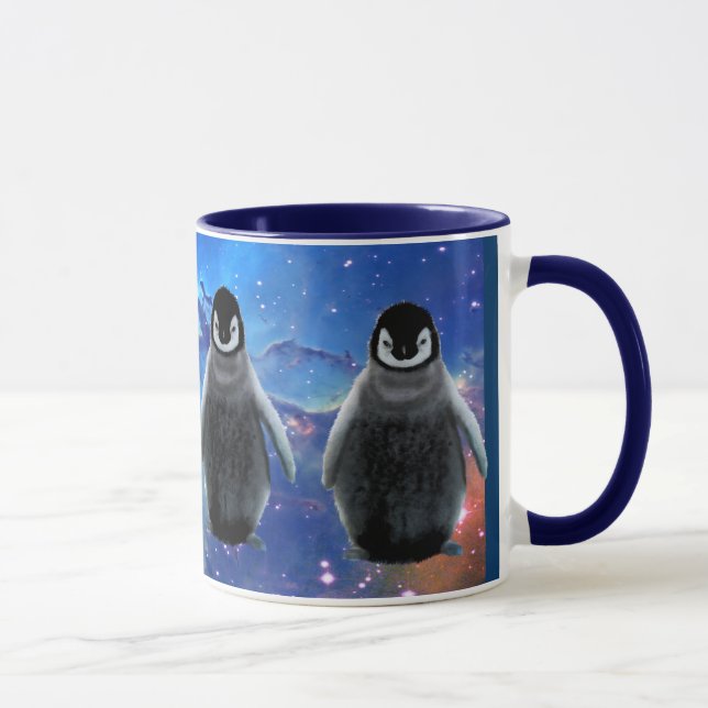 BABY PENGUIN & STARS Tasse für Wildtiere (Rechts)