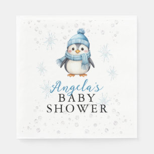 Baby Penguin Winter Baby Dusche Serviette