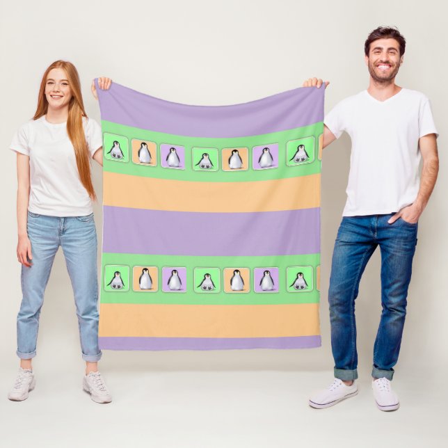 Baby Penguins Fleecedecke (Beispiel)