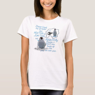 Baby Penguin's Neujahrsauflösung Frauen-Tee T-Shirt