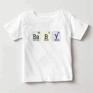 Baby Periodic Table Science Chemistry Teacher Blue T-shirt