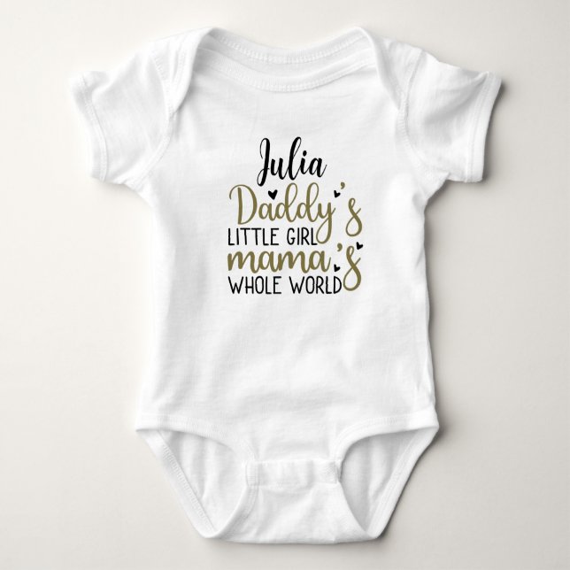 Baby Personalisiert Bodysuit Baby Strampler (Vorderseite)